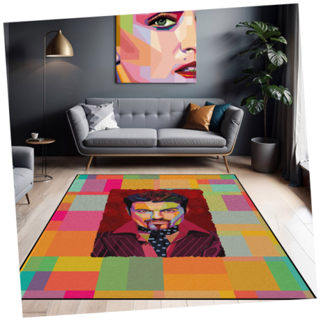 CandyWall & George o2 red Teppich 150 x 200 cm 